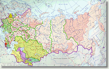 Административная карта СССР